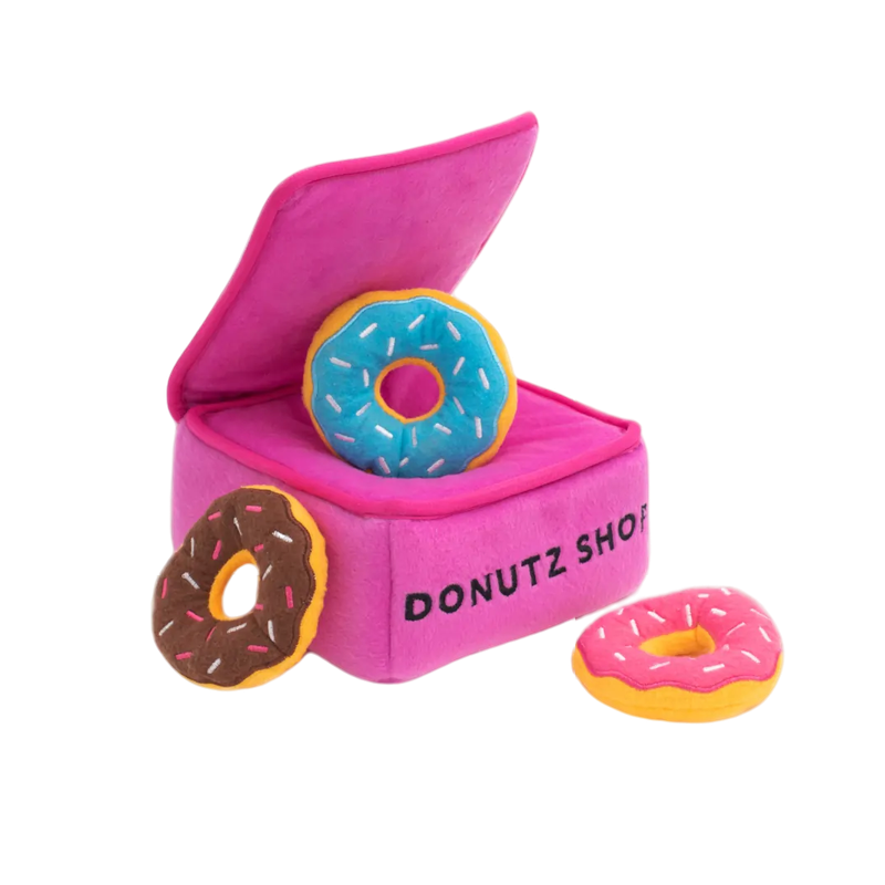 ZIPPY PAWS PLUSZOWA NORKA PUDEŁKO DONUTÓW