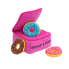 ZIPPY PAWS PLUSZOWA NORKA PUDEŁKO DONUTÓW