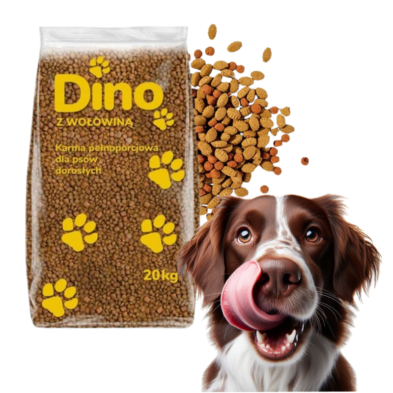 Karma sucha dla psa Dino 20 kg