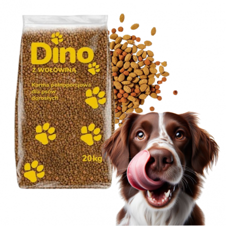 Karma sucha dla psa Dino 20 kg