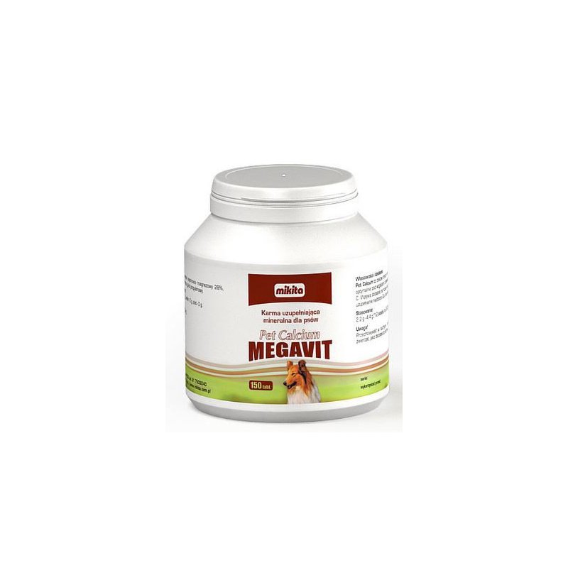Pet-Calcium Megavit 150 tabl. MIKITA