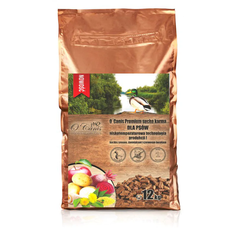 O'CANIS KACZKA Z PROSEM, ZIEMNIAKAMI I CZERWONYM BURAKIEM 12 KG
