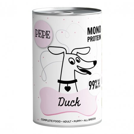 PEPE MONO PROTEIN Duck (kaczka) karma mokra dla psa 400g