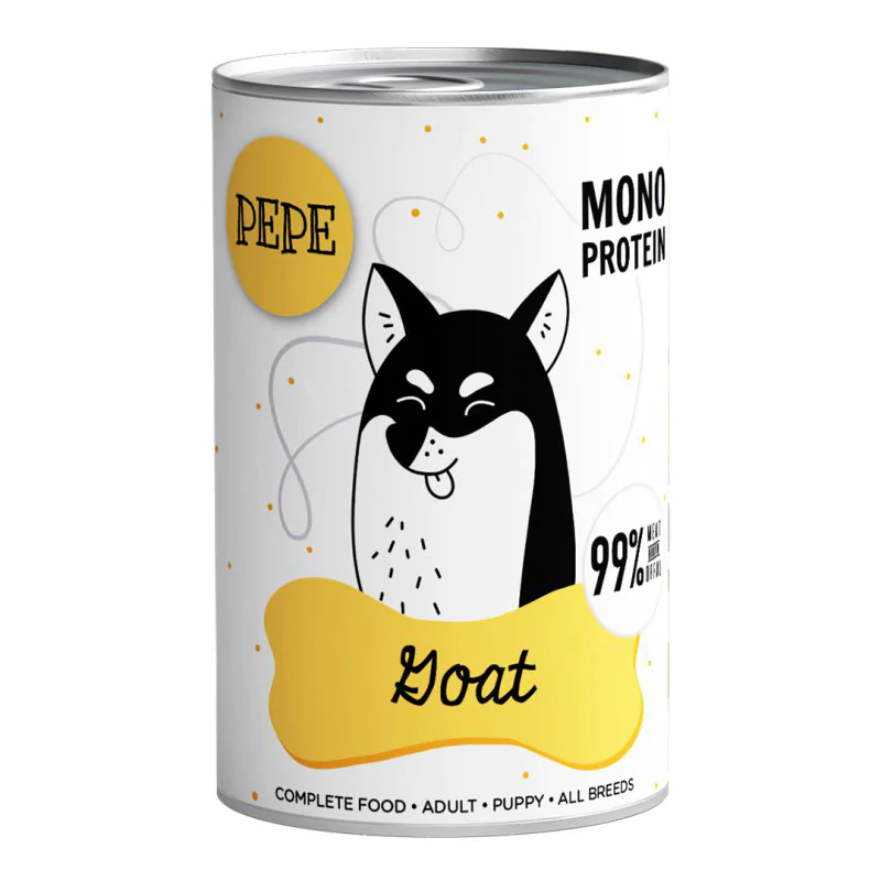 PEPE MONO PROTEIN Goat (koza) karma mokra dla psa 400g