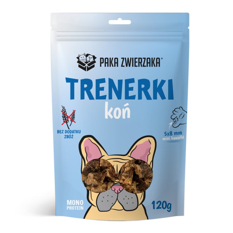 PAKA ZWIERZAKA Trenerki monoproteinowe koń 120g