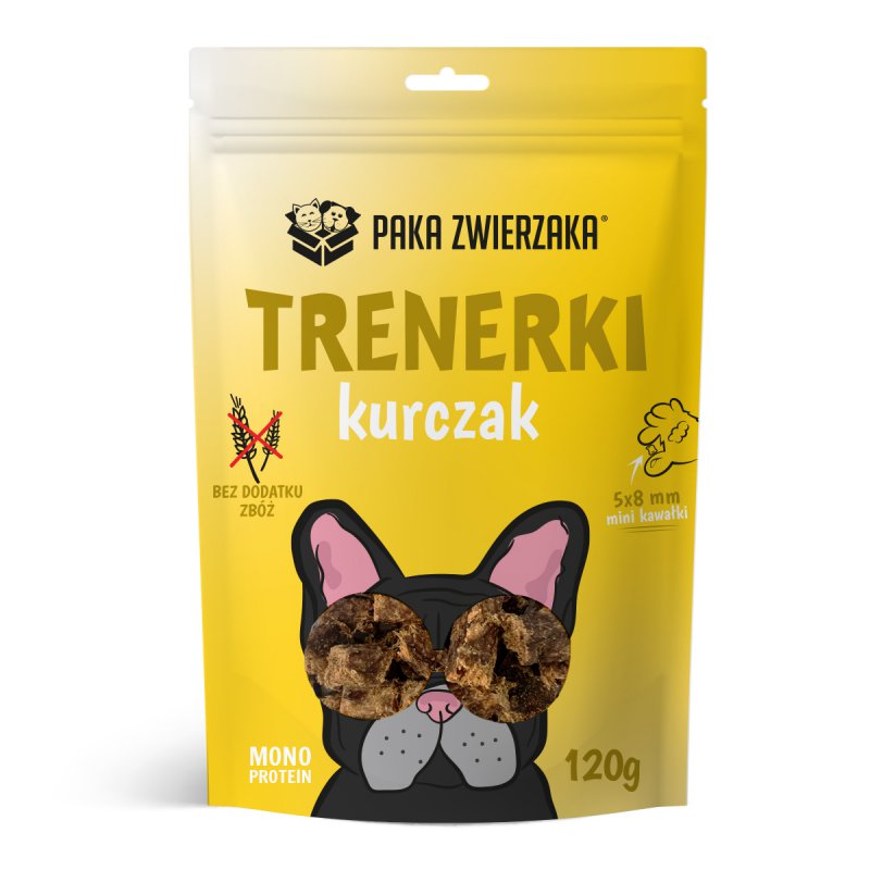 PAKA ZWIERZAKA Trenerki MONOPROTEINOWE Kurczak 120g