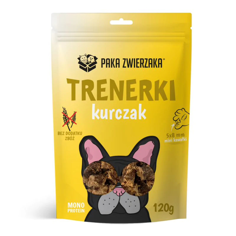 PAKA ZWIERZAKA Trenerki MONOPROTEINOWE Kurczak 120g