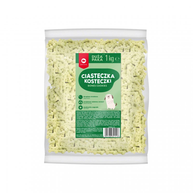 MACED CIASTECZKA KOSTECZKI (MIĘTA) 1 KG