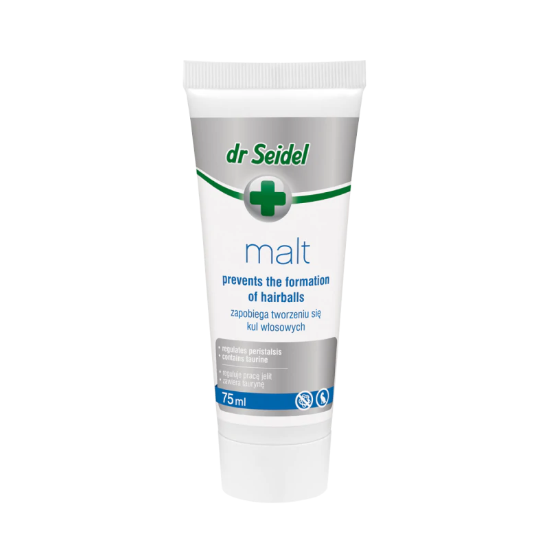 DR SEIDEL MALT PASTA 75 ML przeciw tworzeniu kul w