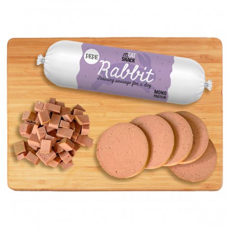 Kiełbaska treningowa PEPE Rabbit (królik) 200g-6354
