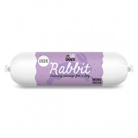 Kiełbaska treningowa PEPE Rabbit (królik) 200g