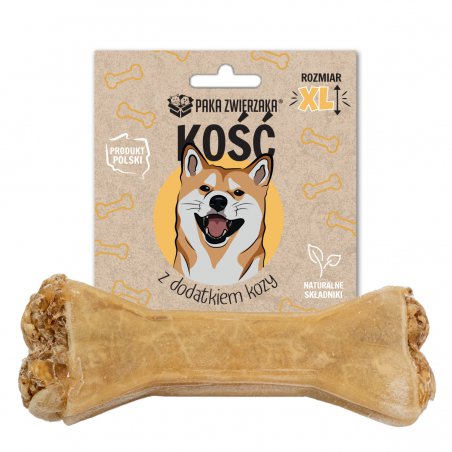 PAKA ZWIERZAKA Kość z dodatkiem kozy XL 17 cm