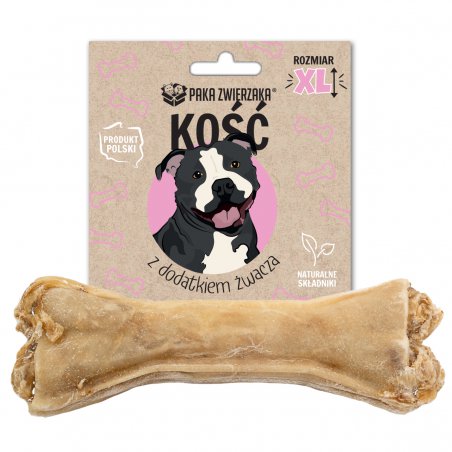 PAKA ZWIERZAKA Kość z dodatkiem żwacza XL 17 cm