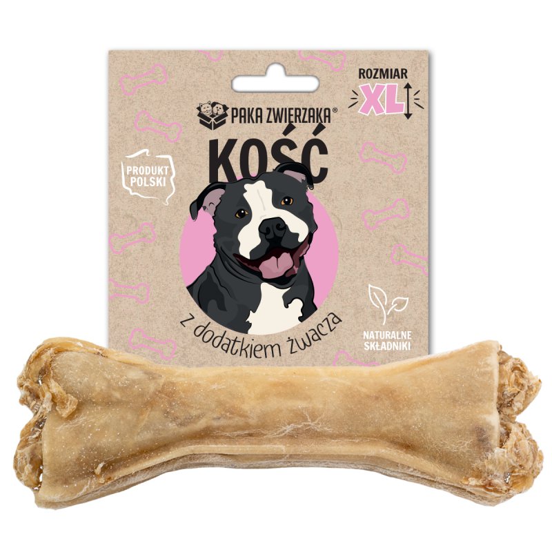 PAKA ZWIERZAKA Kość z dodatkiem żwacza XL 17 cm