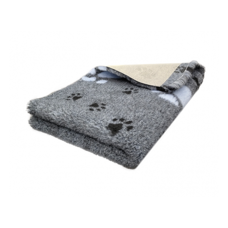 Legowisko Dry Bed 75x50 cm Szare w łapki 28 mm-6406