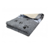Legowisko Dry Bed 75x50 cm Szare w łapki 28 mm-6406