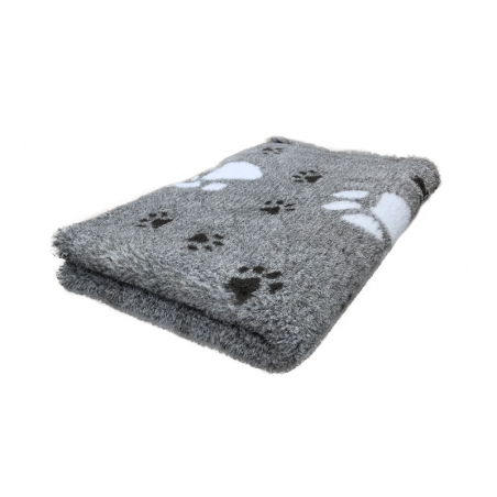 Legowisko Dry Bed 75x50 cm Szare w łapki 28 mm