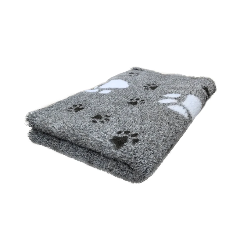 Legowisko Dry Bed 75x50 cm Szare w łapki 28 mm