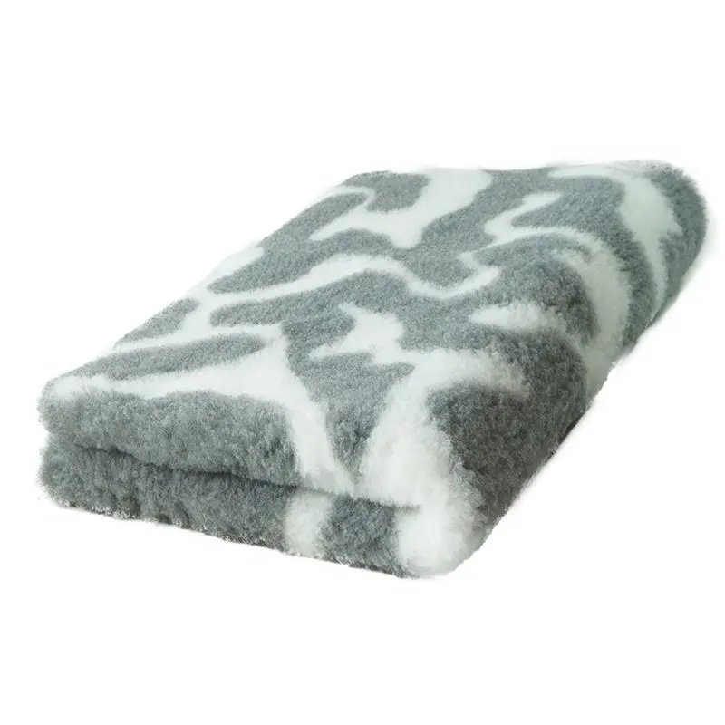 Legowisko Dry Bed 75x50 cm zawijasy szare 28 mm