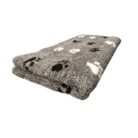 Legowisko Dry Bed 75x50 cm Szare w małe łapki 28 mm