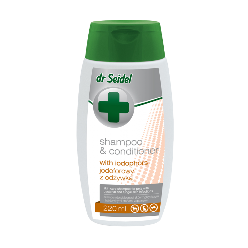 Dr Seidel Szampon Pielęg. jodoforowy z odżyw.220ml