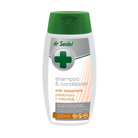 Dr Seidel Szampon Pielęg. jodoforowy z odżyw.220ml