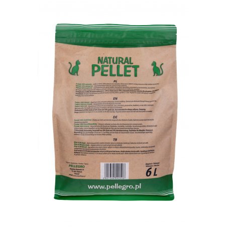 PELLEGRO CAT - Naturalny i Ekologiczny Żwirek dla Kota 6 L-6815