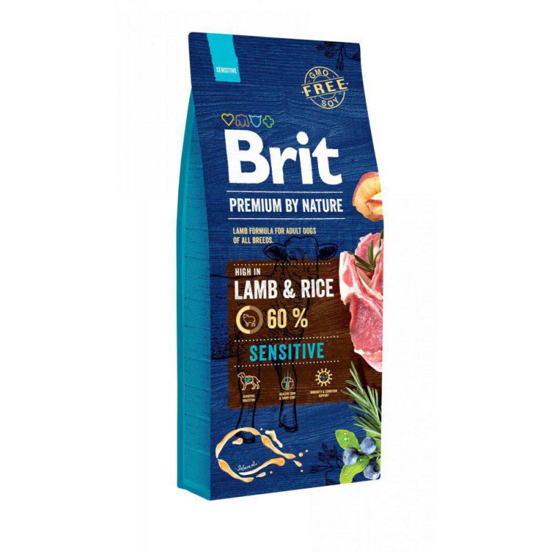 Brit Premium By Nature Sensitive Lamb&Rice 15kg
