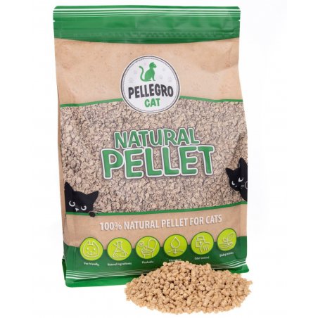 PELLEGRO CAT - Naturalny i Ekologiczny Żwirek dla Kota 6 L-6815