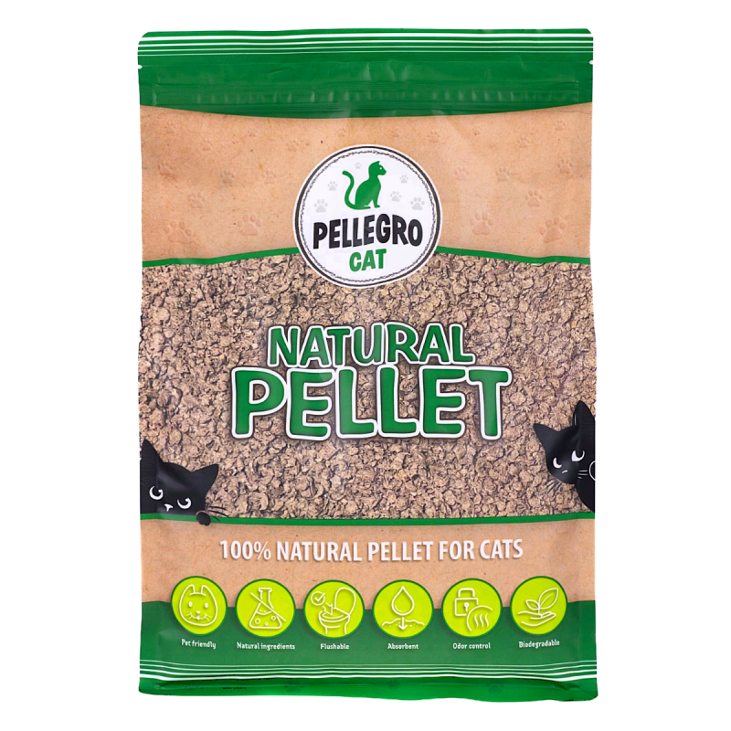 PELLEGRO CAT - Naturalny i Ekologiczny Żwirek dla Kota 6 L