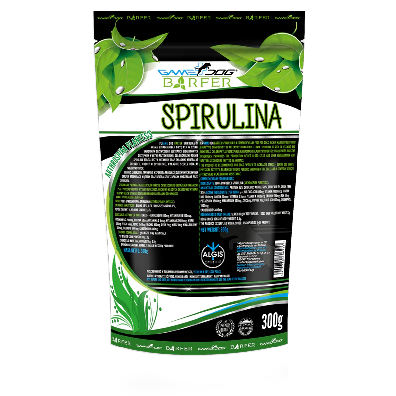 GAME DOG BARFER SPIRULINA 300 G