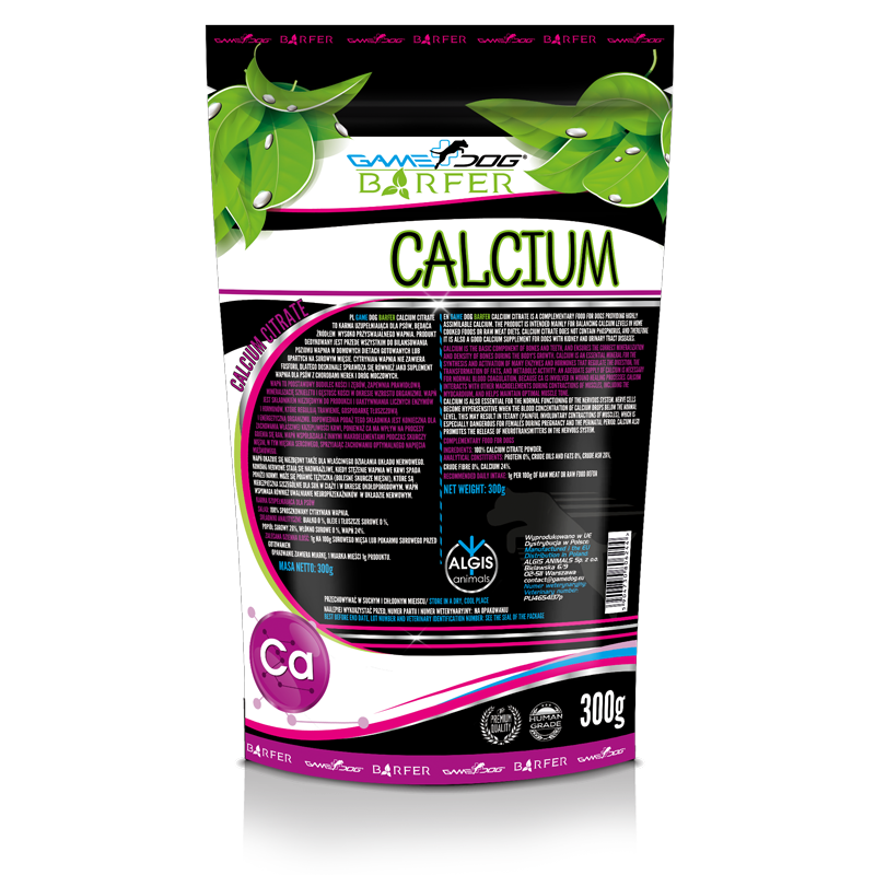 Game Dog BARFER – Cytrynian Wapnia 300 G