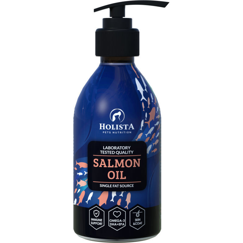 HOLISTA Olej z łososia 100 ml dla psa i kota