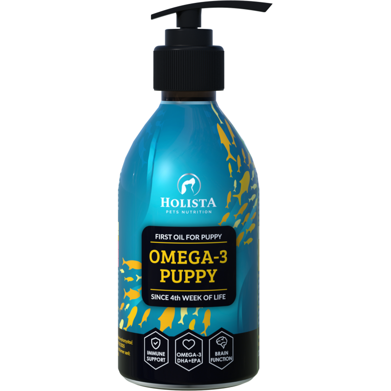 HOLISTA Omega-3 Puppy & Kitty 200 ml Olej dla szczeniąt i kociąt