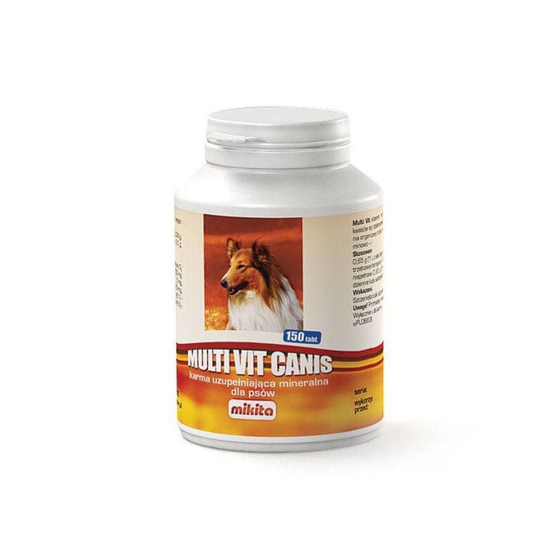 Multi Vit Canis 150 tab. Mix witaminowo-mineralny dla psów