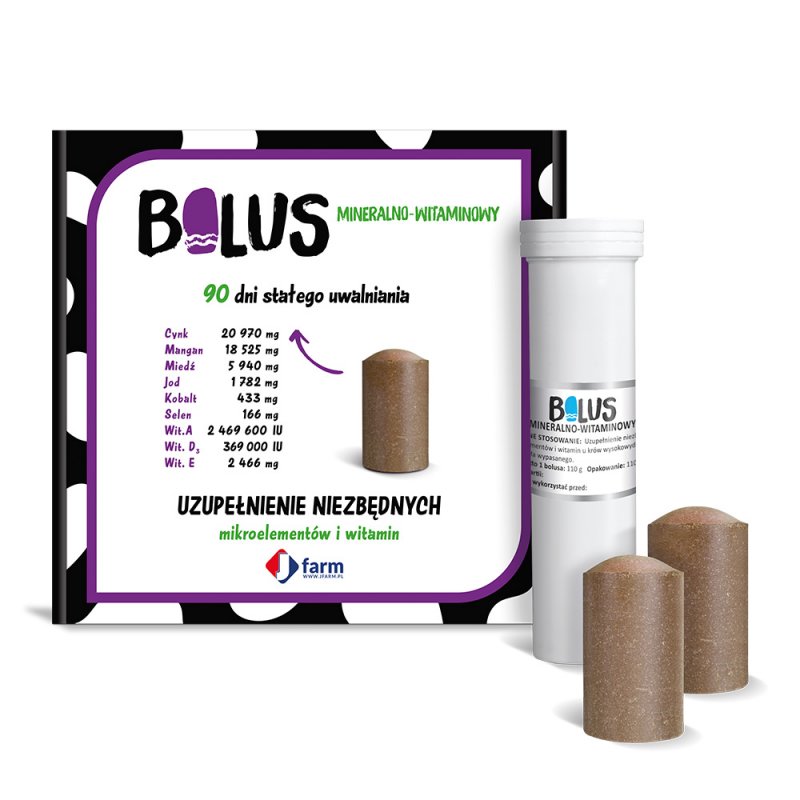 Bolusy Mineralno-Witaminowe 8 szt. JFarm
