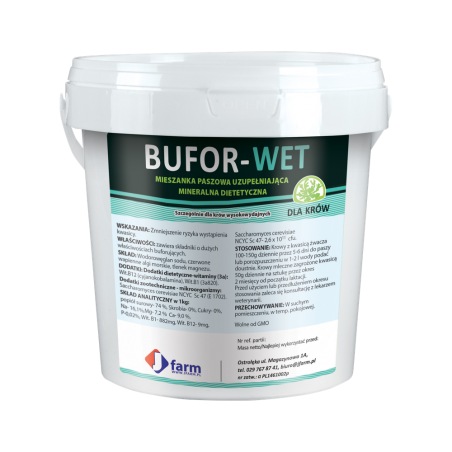 JFarm Bufor Wet 1 kg - Stymuluje rozwój mikroflory żwacza