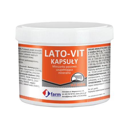 Lato-Vit 24,5 g/ 9 szt Problemy w rozrodzie na tle niedoborów mikroelementów