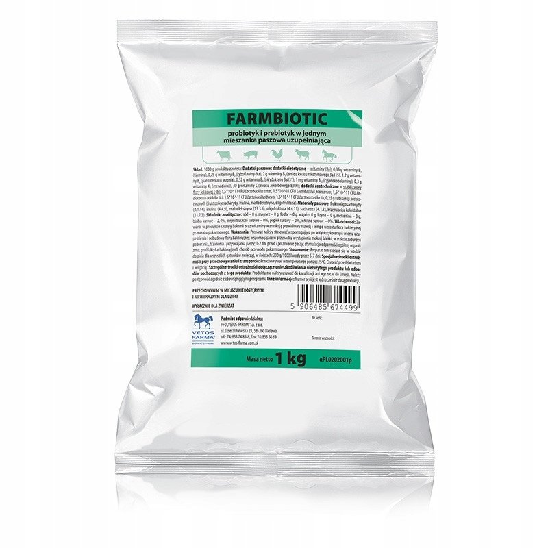 Vetos-Farma FARMBIOTIC probiotyk i prebiotyk 1 kg