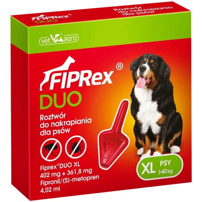 Fiprex Duo XL dla psów 40-55 kg