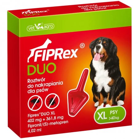 Fiprex Duo XL dla psów 40-55 kg