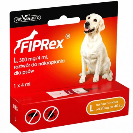 Fiprex L dla psów 20 - 40 kg