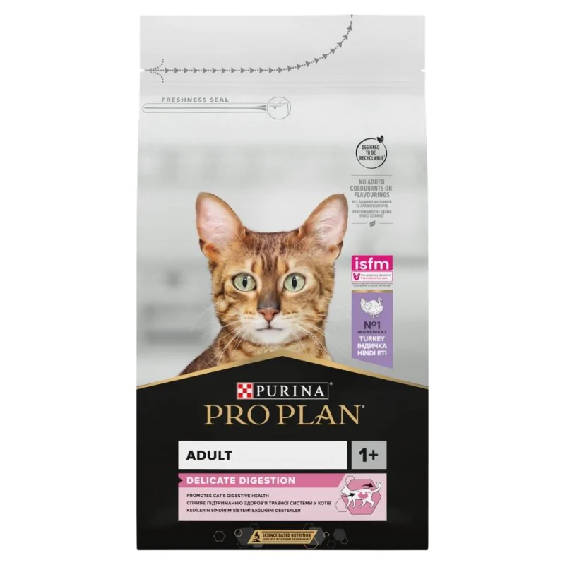 Purina PRO PLAN Delicate Digestion – karma dla kota z indykiem 1,5 kg