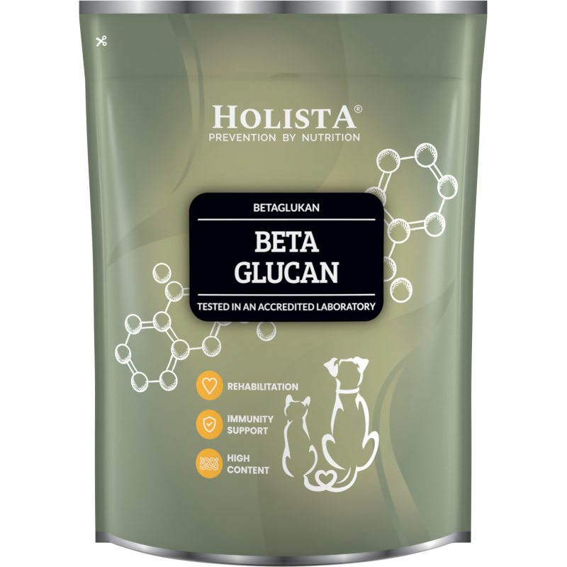 HolistaPets Betaglucan 500g – naturalne wsparcie odporności dla psów i kotów
