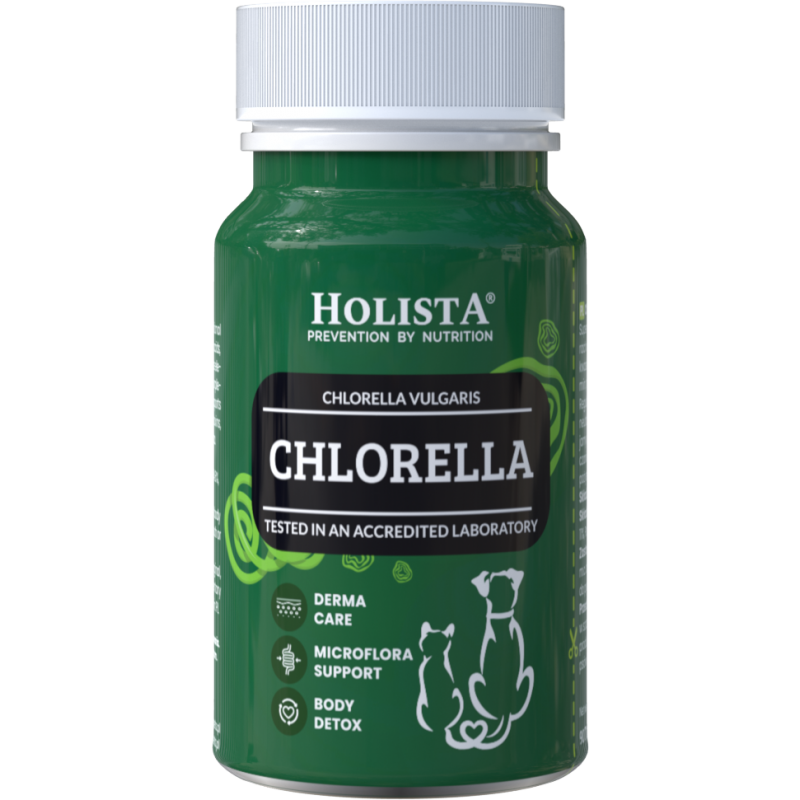 Holista Chlorella 90 tabletek – naturalne wsparcie detoksykacji i odporności dla psów i kotów