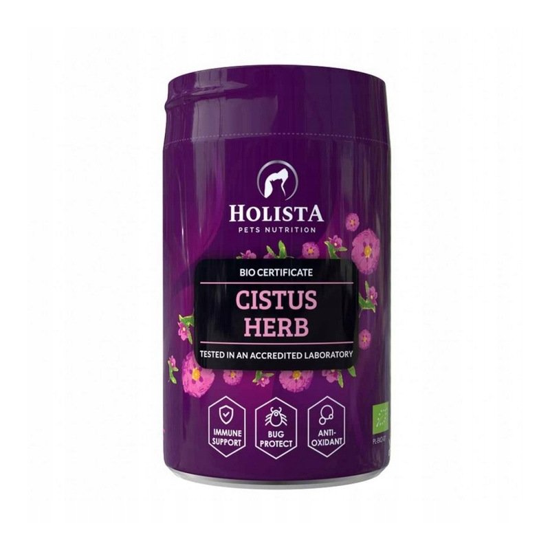 Holista Czystek dla psa i kota 100g – naturalne wsparcie odporności i ochrona przed pasożytami