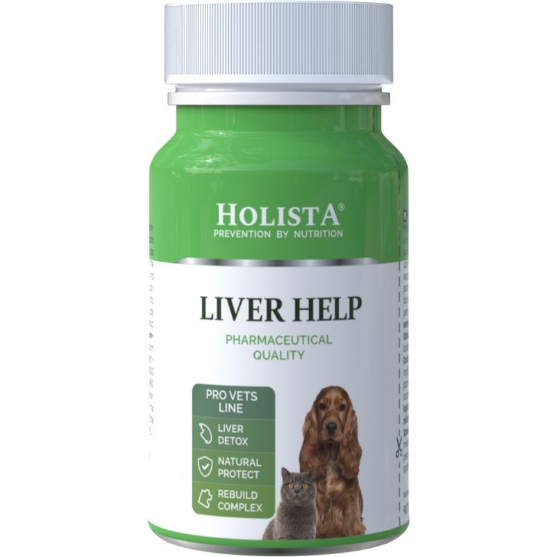 Holista Liver Help 90 tab - Wsparcie dla zdrowia wątroby dla psa i kota