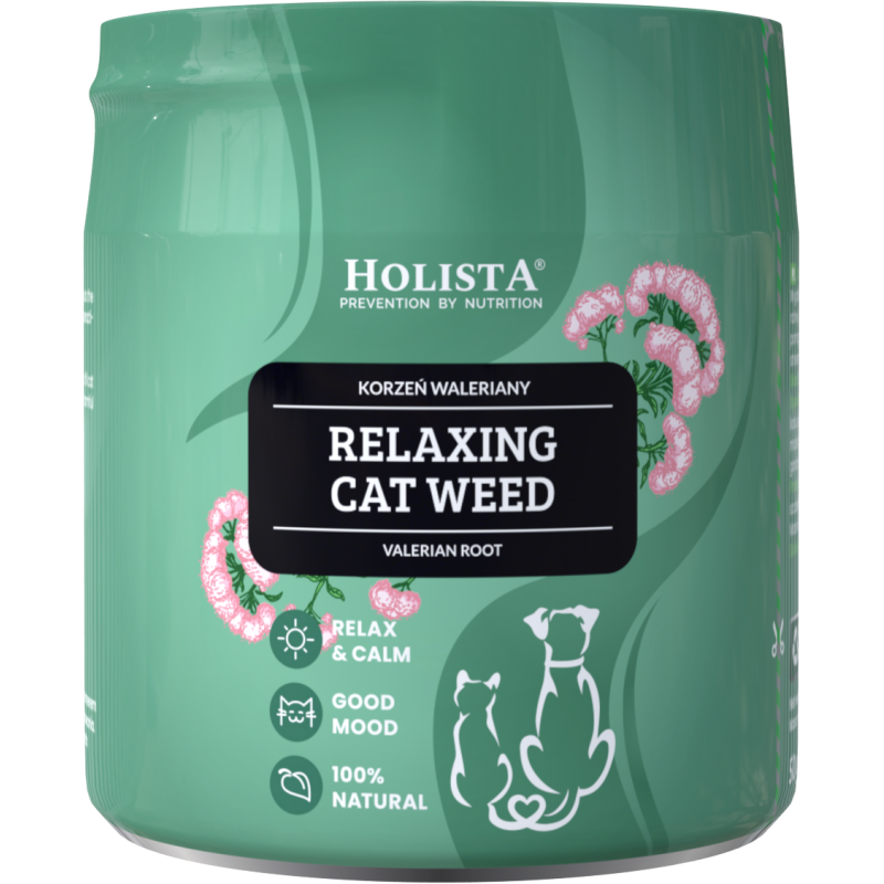 Holista Relaxing Cat Weed – Waleriana dla kotów 50g