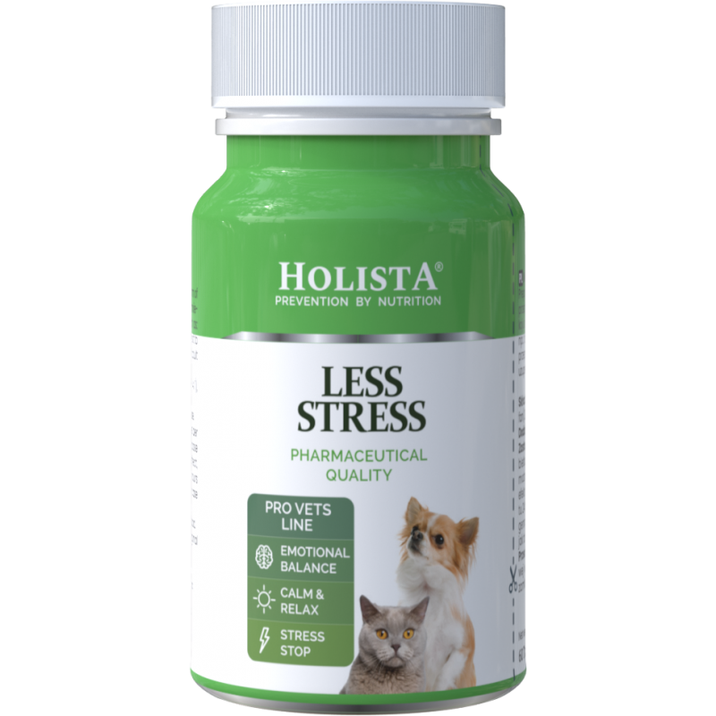 Holista Less Stress 60 tabletek na stres dla psa i kota