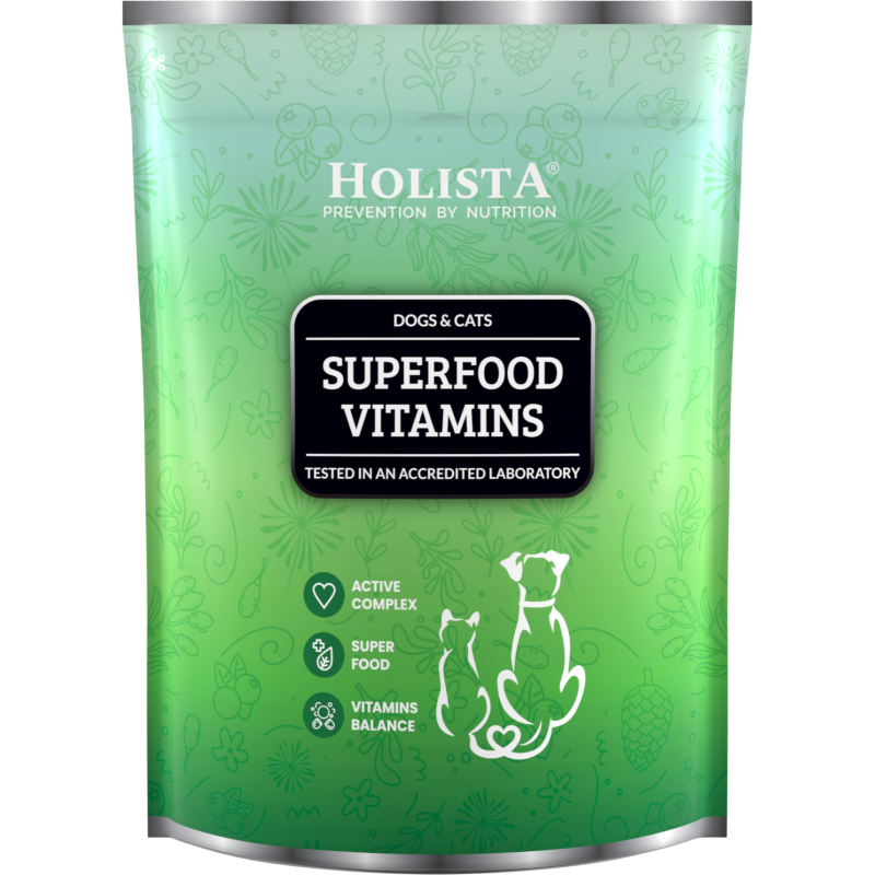 Holista Superfood Vitamins Adult 600g witaminy dla psa i kota